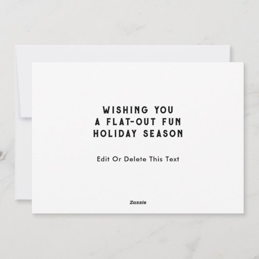 Radfahrer Weihnachten (Rückseite)