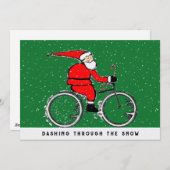 Radfahrer Weihnachten (Vorne/Hinten)