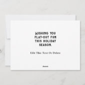 Radfahrer Weihnachten (Rückseite)