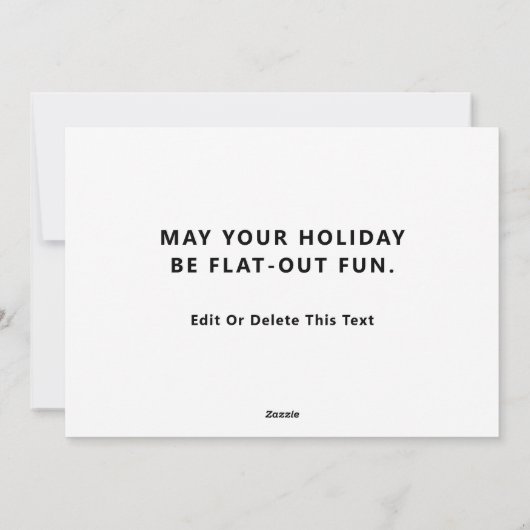 Radfahrer Weihnachten (Rückseite)