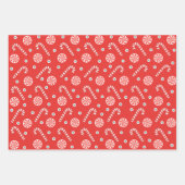 Radfahrer Weihnachten Geschenkpapier Set (Vorderseite 2)