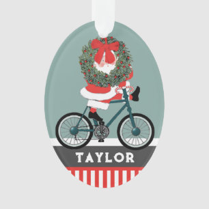 Radfahrer Weihnachten Ornament