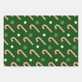 Radfahrer Weihnachts-Biking-Urlaubspensum Geschenkpapier Set (Vorderseite 2)