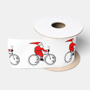 Radfahrer Weihnachtsgeschenk Satinband