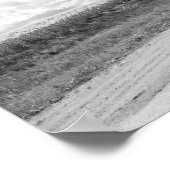 Radfahrer Weißrusslands Schwarz und Weiß Poster (Ecke)