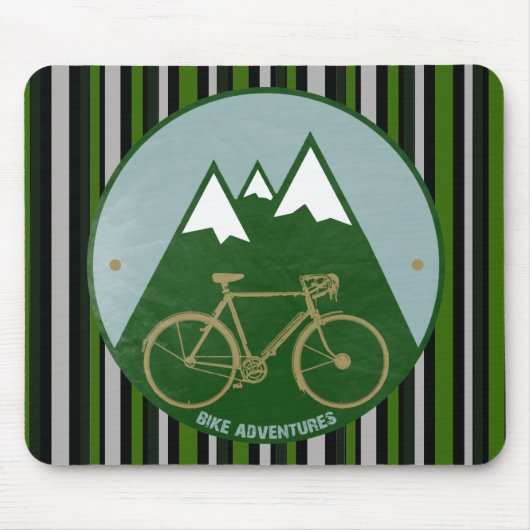 Radfahrerabenteuer, Berge Mousepad (Vorne)
