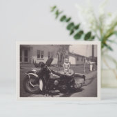 Radfahrerbaby Einladung (Stehend Vorderseite)