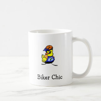 Radfahrerchic-Tasse Kaffeetasse
