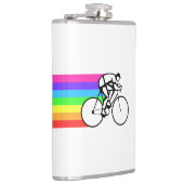 Radfahrerin Flachmann (Rechts)