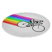 Radfahrerin Schneidebrett (Ecke)