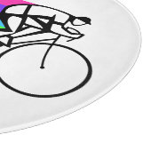 Radfahrerin Schneidebrett (Ecke)