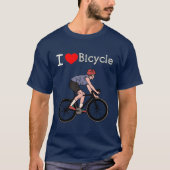 Radfahrerin T-Shirt (Vorderseite)