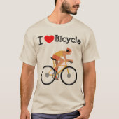 Radfahrerin T-Shirt (Vorderseite)