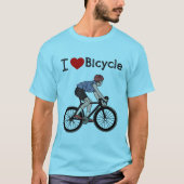 Radfahrerin T-Shirt (Vorderseite)