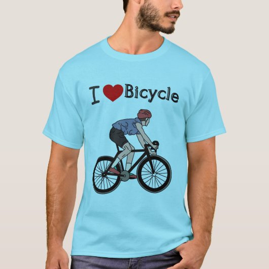 Radfahrerin T-Shirt (Vorderseite)