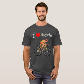 Radfahrerin T-Shirt (Vorne ganz)