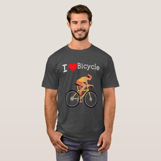 Radfahrerin T-Shirt (Vorne ganz)