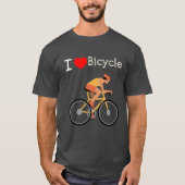 Radfahrerin T-Shirt (Vorderseite)
