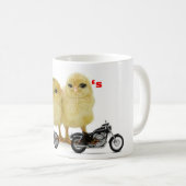Radfahrerküken Kaffeetasse (VorderseiteRechts)