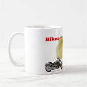 Radfahrerküken Kaffeetasse (Links)