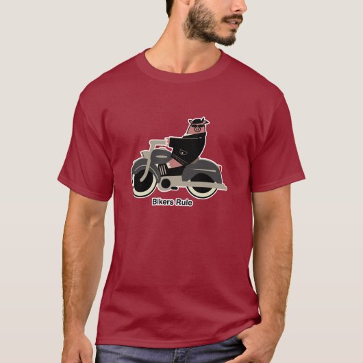 Radfahrerregel T-Shirt (Vorderseite)