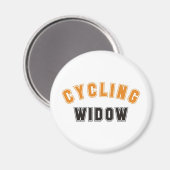 Radfahrerwitwe Magnet (Vorderseite/Rückseite)