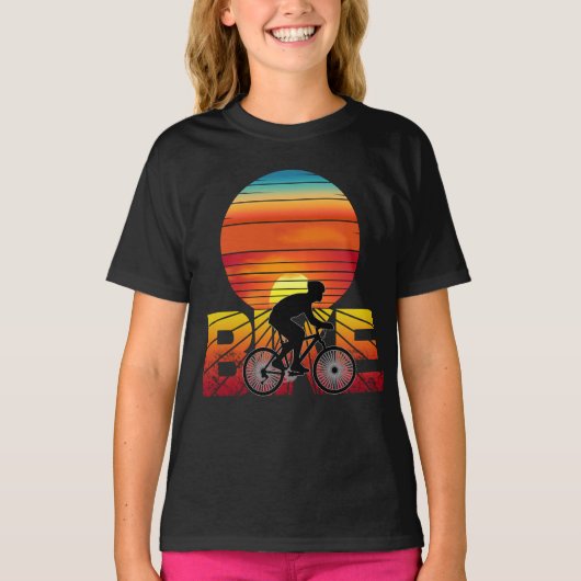 RADFAHRRAD SUNSET T - Shirt (Vorderseite)