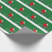 Radfahrt-Urlaubsgeschenk Geschenkpapier (Ecke)