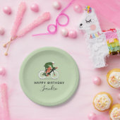 Radfahrzeuglage - Fahrradfahrername Pappteller (Party)