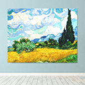 Radfeld Leinwanddruck (Insitu (Holzboden))