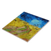 Radfeld mit Krähen, Van Gogh Fliese (Seite)