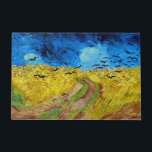 Radfeld mit Krähen, Van Gogh Fußmatte<br><div class="desc">Vincent Willem van Gogh (30. März 1853 - 29. Juli 1890) war ein niederländischer postimpressionistischer Maler, der zu den bekanntesten und einflussreichsten Persönlichkeiten der Geschichte der Western-Kunst zählt. In knapp einem Jahrzehnt hat er etwa 2.100 Kunstwerke erschaffen, darunter etwa 860 Ölgemälde, von denen die meisten aus den letzten beiden stammen...</div>