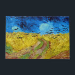 Radfeld mit Krähen, Van Gogh Fußmatte<br><div class="desc">Vincent Willem van Gogh (30. März 1853 - 29. Juli 1890) war ein niederländischer postimpressionistischer Maler, der zu den bekanntesten und einflussreichsten Persönlichkeiten der Geschichte der Western-Kunst zählt. In knapp einem Jahrzehnt hat er etwa 2.100 Kunstwerke erschaffen, darunter etwa 860 Ölgemälde, von denen die meisten aus den letzten beiden stammen...</div>