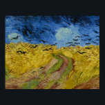 Radfeld mit Kronenmalerei Vincent Van Gogh Poster<br><div class="desc">Radfeld mit Kronenmalerei Vincent Van Gogh</div>