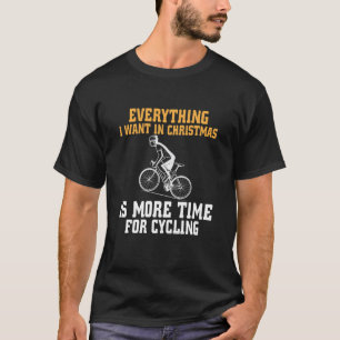 Radfreund wünscht, zu Weihnachten Fahrrad zu fahre T-Shirt