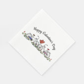 Radfreunde Valentine Serviette (Ecke)