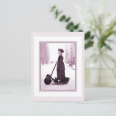 Radgeschichte 1916 erstickt auf einem Roller Postkarte (Stehend Vorderseite)