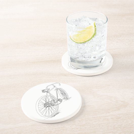 Radgrafik Sandstein Untersetzer (Seite)