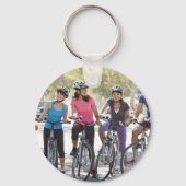 Radgruppe individuelle Name & Foto Schlüsselanhänger (Rückseite)