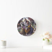 Radha and Krishna Runde Wanduhr (Zuhause)