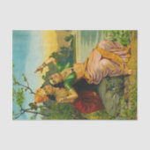 Radha Bilas von Raja Ravi Varma Seidenpapier (Vorderseite)