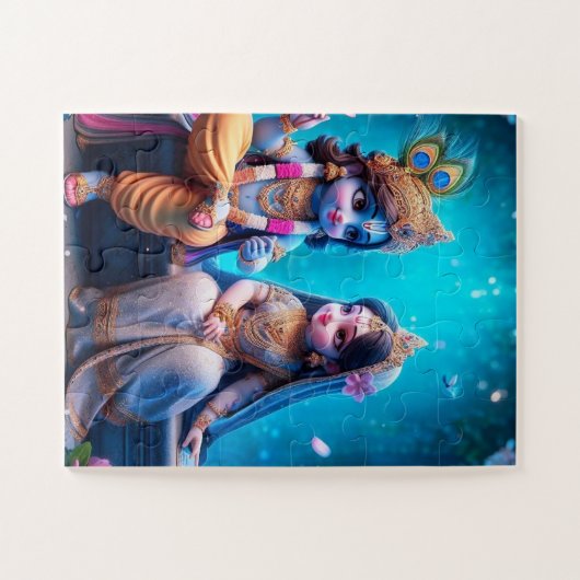 Radha Krishana zigsaw-Puzzle Puzzle (Horizontal)