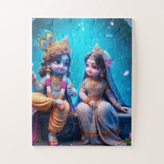 Radha Krishana zigsaw-Puzzle Puzzle