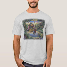 Radha Krishna auf dem Schwingen-T - Shirt