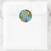 Radha Krishna Aufkleber (Tasche)
