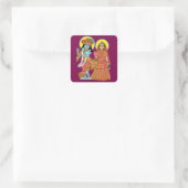 Radha Krishna Aufkleber (Tasche)