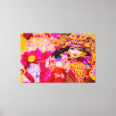 Radha Krishna Das göttliche Liebe- und Schönheitsb Leinwanddruck (Vorderseite)