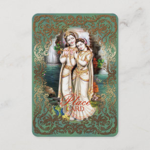 Radha Krishna Hochzeitskollektion - Platzkarte
