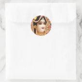 RADHA Krishna - in meiner Heart Collection Runder Aufkleber (Tasche)