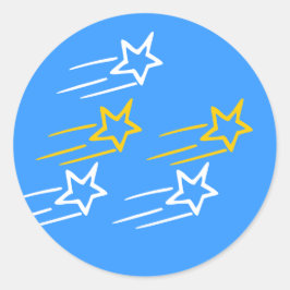 RADHA Krishna - in meiner Herz-Sammlung Runder Aufkleber